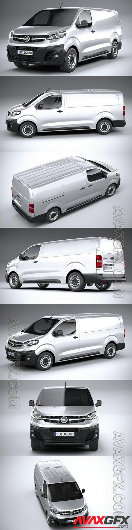 Opel Vivaro Cargo L 2020 - 3d model