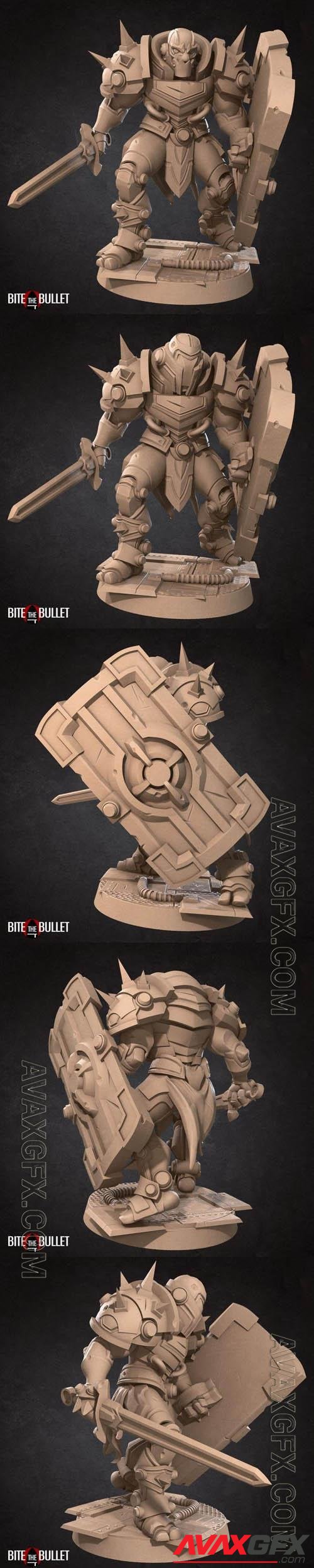 Bite the Bullet – Warforged Warrior - 3D Print Model STL