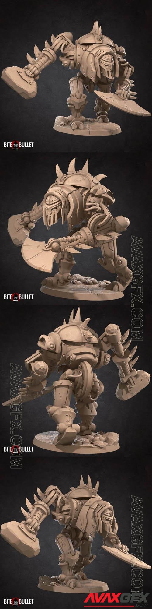 Bite the Bullet – Warforged Titan - 3D Print Model STL