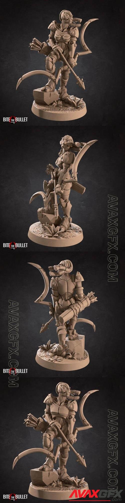 Bite the Bullet – Warforged Ranger Mechanical 2 - 3D Print Model STL