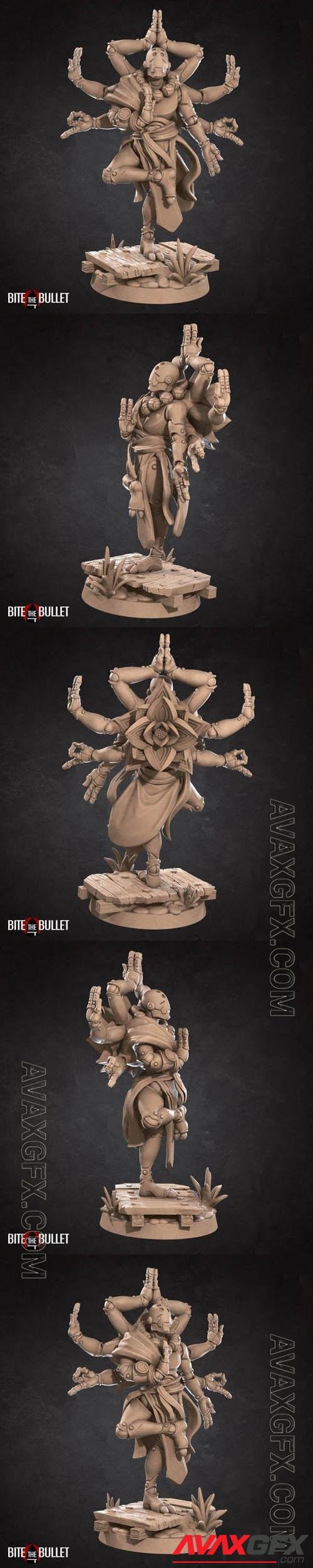 Bite the Bullet – Warforged Monk Transcendence - 3D Print Model STL