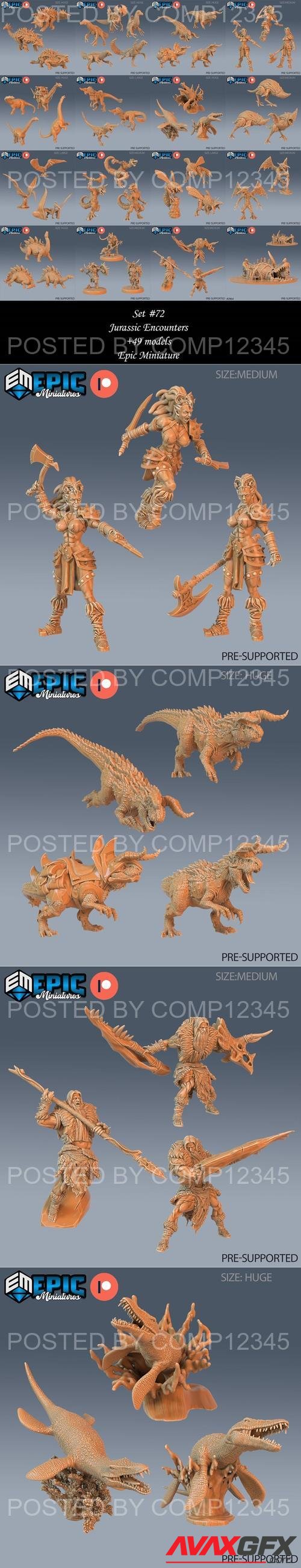Epic Miniatures - Jurassic Encounters 3D Print
