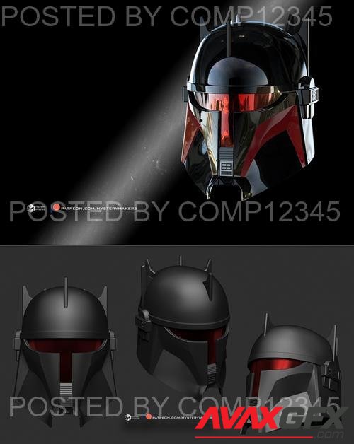 Moff Gideon Mandalorian helmet 3D Print