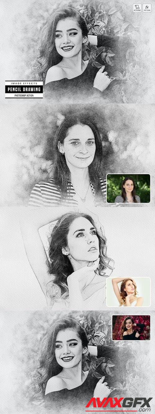 Pencil Drawing Photo Effect - DTT87P4