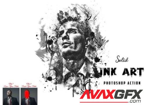 Solid Ink Art Photoshop Action - 17669207