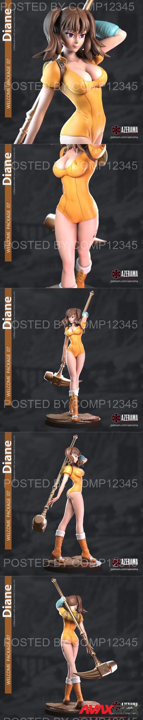 Azerama - Diane Seven Deadly Sins 3D Print