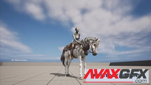 Unreal Engine Blueprints Advanced Riding Locomotion System v5.1