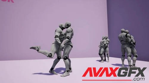 Unreal Engine Animation Couples Anim Pack (UE) v4.25-4.27, 5.0-5.1