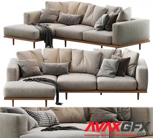 Sofa West Elm Newport 2-piece Chaise Sectional