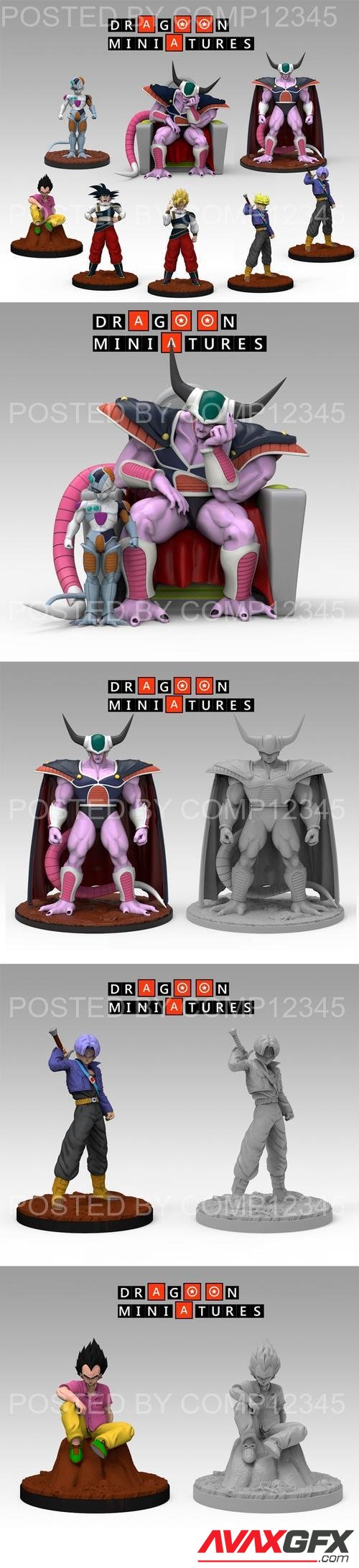 Dragoon Miniatures - Android Saga Part I Term 10 - May 2023 3D Print