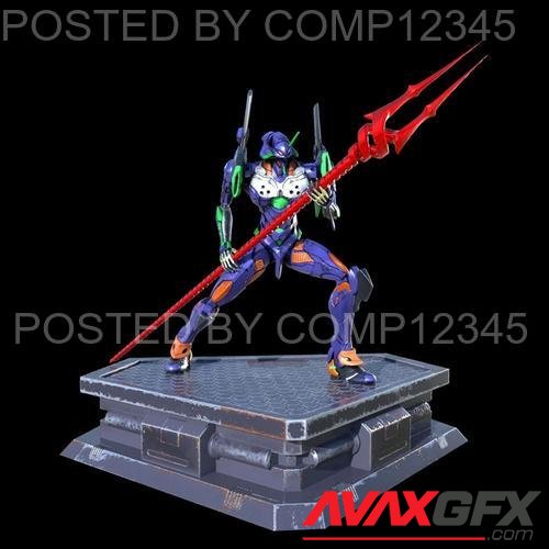 Evangelion Statue 3D Print