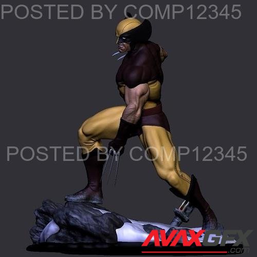 Wolverine Brown 3D Print