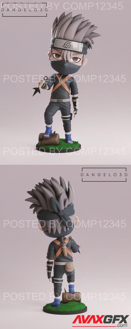 Kakashi Chibi 3D Print