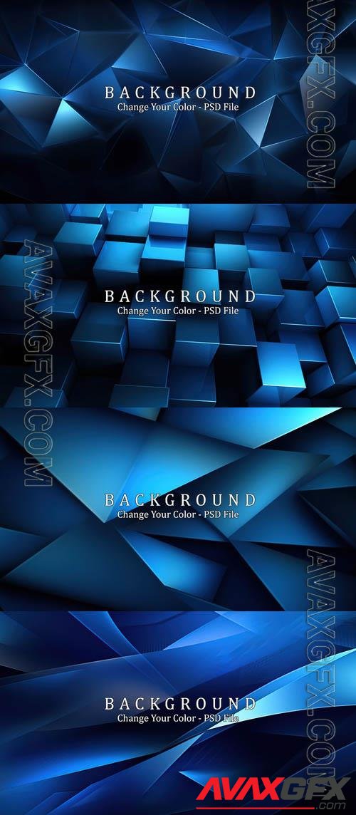 PSD blue background dark blue abstract background geometry shine