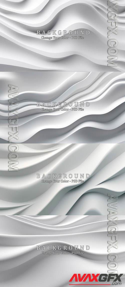 PSD abstract white and grey background