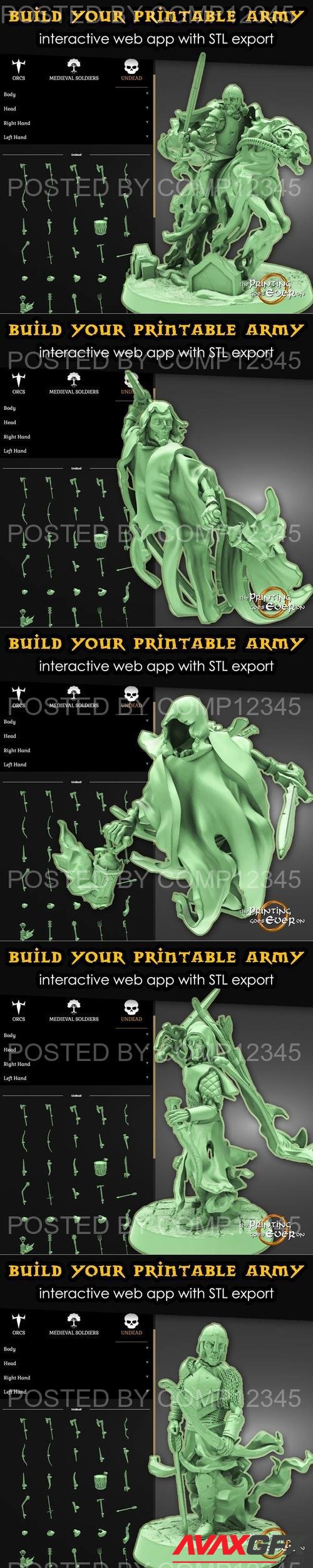 TPGEO Chapter 34 - Undead Army 3D Print