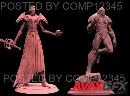 Atrocitus Red and Knull God 3D Print