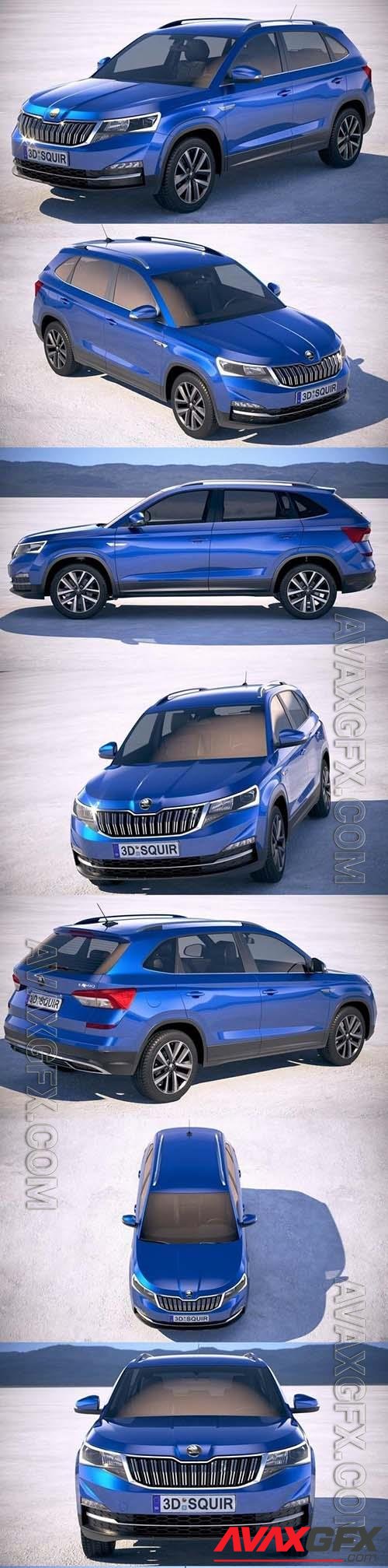 Skoda Kamiq CN 2019 - 3d model