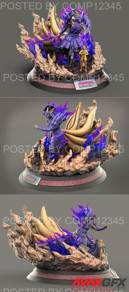 Kurama Susanoo Naruto Sasuke 3D Print