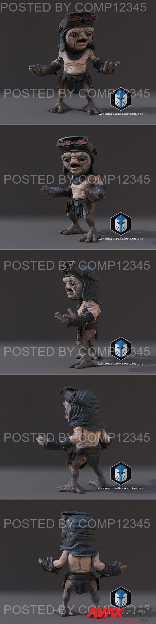 Babu Frik Figurine 3D Print