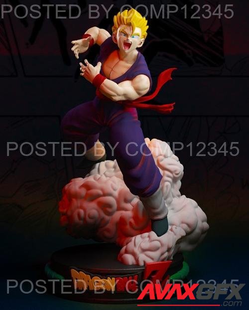 Dragon Ball - Gohan pose 2 3D Print