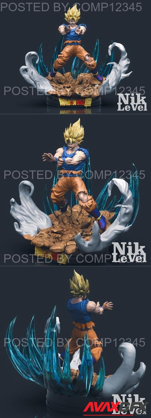 Son Goku Super Saiyan Dragon Ball 3D Print