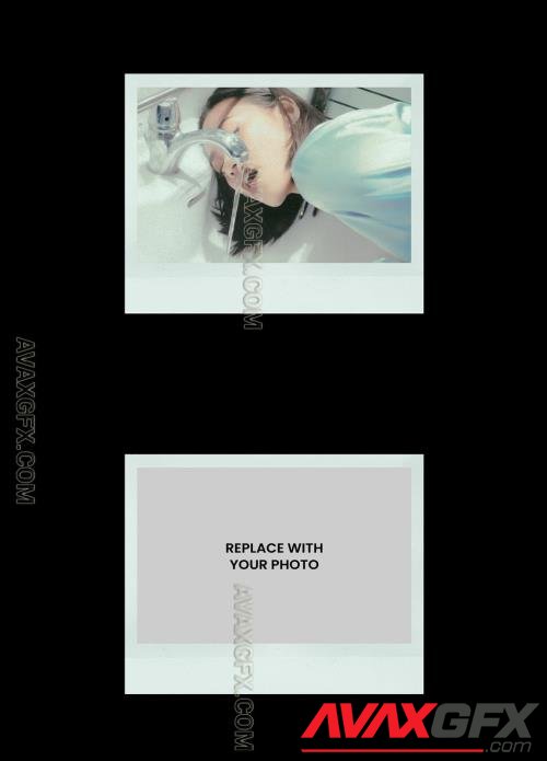 Analog Film Frame Photo Effect Mockup Template 545342936 [Adobestock]