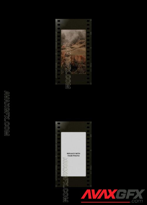 Analog Film Frame Photo Effect Mockup Template 545341280 [Adobestock]