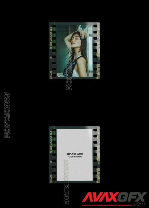 Analog Film Frame Photo Effect Mockup Template 545340859 [Adobestock]