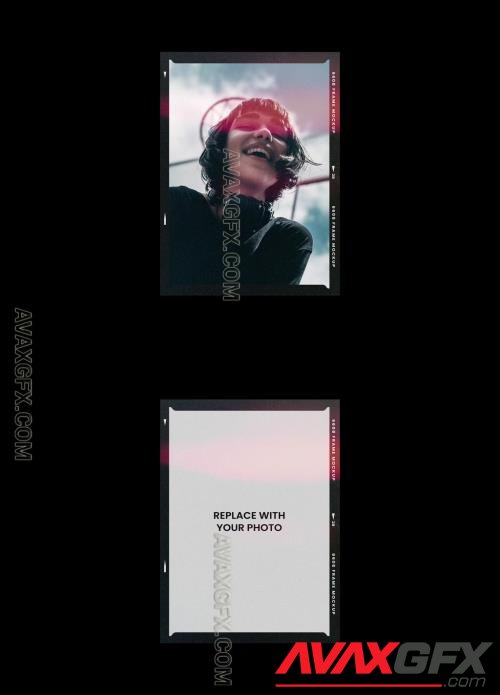 Analog Film Frame Photo Effect Mockup Template 545340597 [Adobestock]
