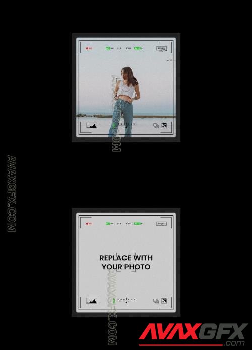 Analog Film Frame Photo Effect Mockup Template 545340174 [Adobestock]