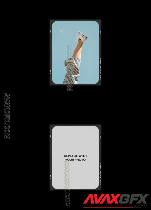 Analog Film Frame Photo Effect Mockup Template 545339640 [Adobestock]