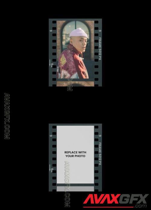 Analog Film Frame Photo Effect Mockup Template 545339338 [Adobestock]
