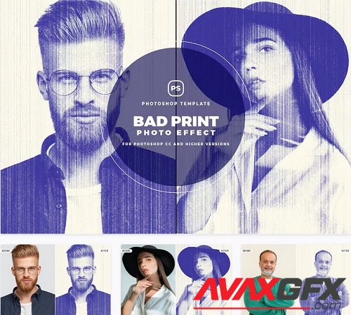 Bad Print Photo Effect - Q27F9TB