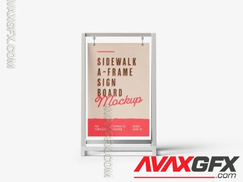 Outdoor Advertising A-Stand Mockup 608068562 [Adobestock]
