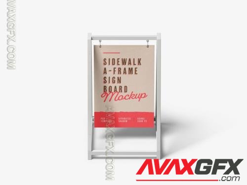 Outdoor Advertising A-Stand Mockup 608068503 [Adobestock]