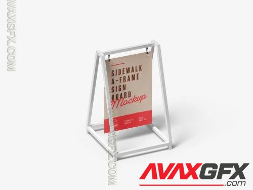 Outdoor Advertising A-Stand Mockup 608068495 [Adobestock]