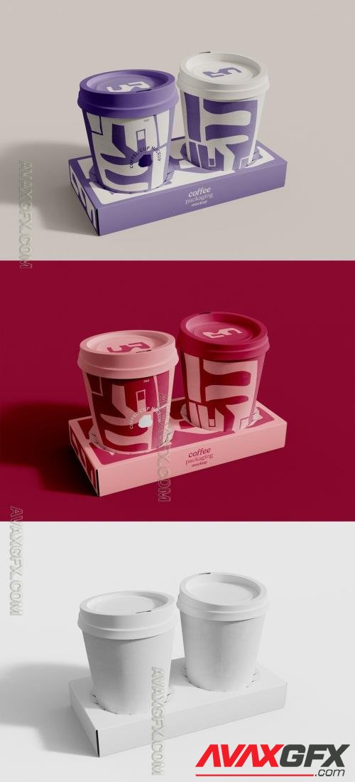 Take away Coffee Cups Mockup 607868195 [Adobestock]