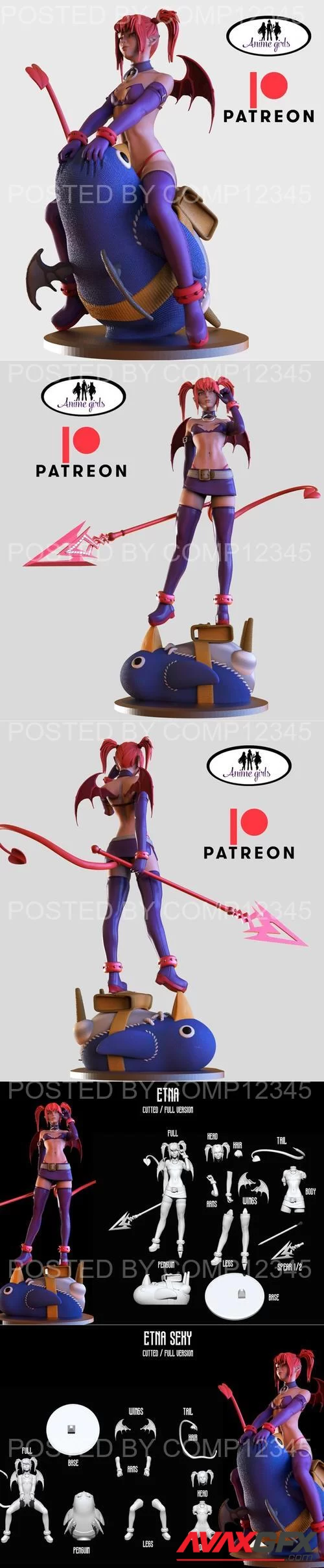 Etna standart and sexy 3D Print