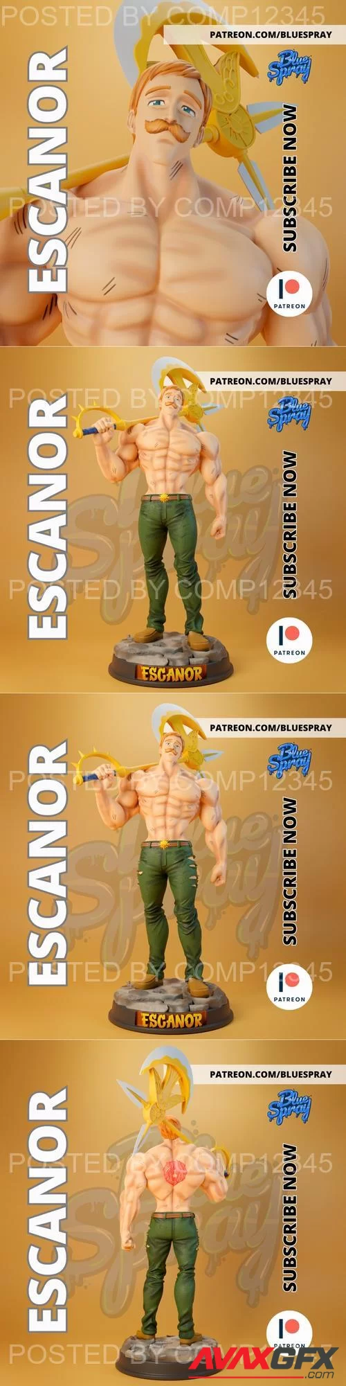 Escanor 3D Print