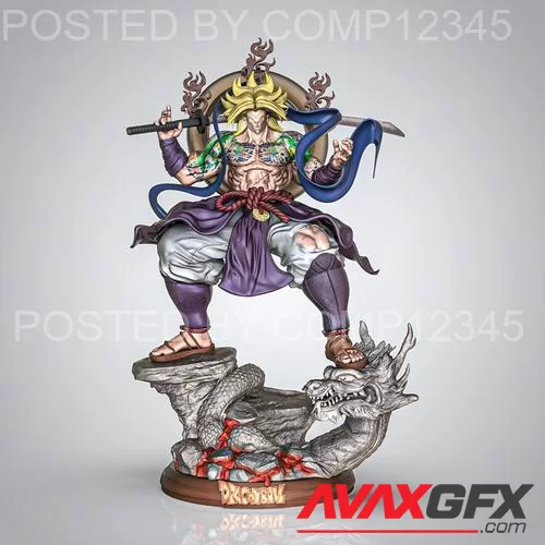 Broly Samurai 3D Print