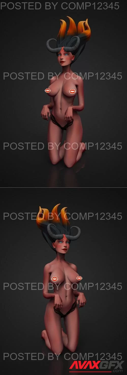 Sexy Demoness 3D Print