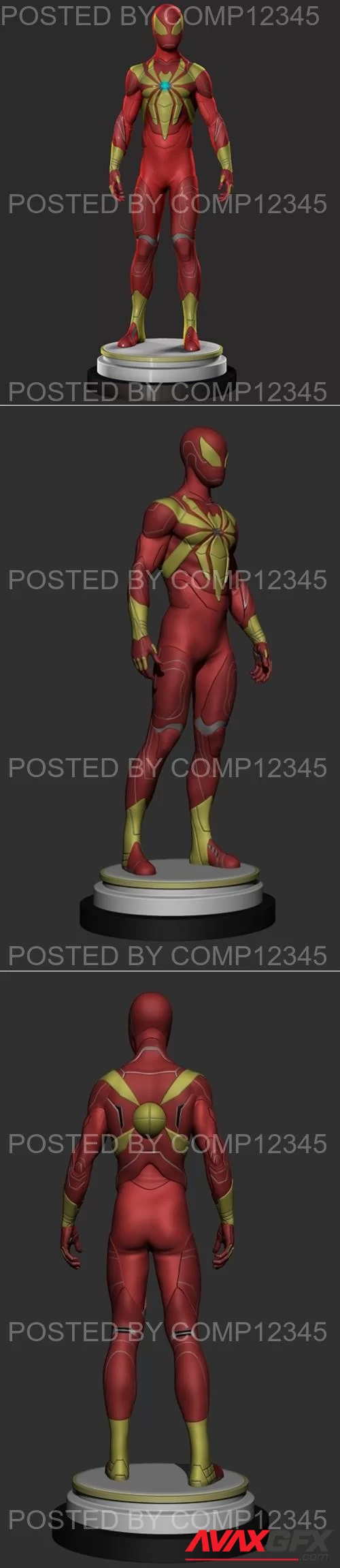 Iron Spider Man (PS5) 3D Print