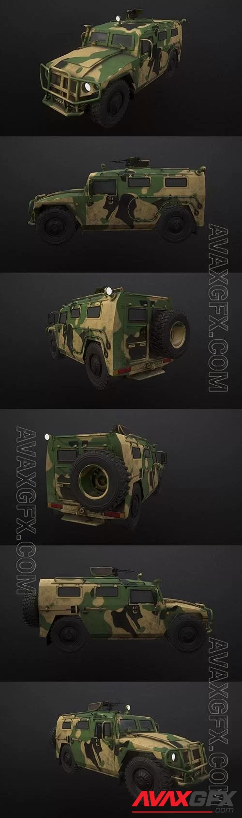 Gaz Tiger 2330 - 3d model