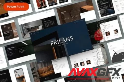 Frilans– Interior Design Business PowerPoint Template