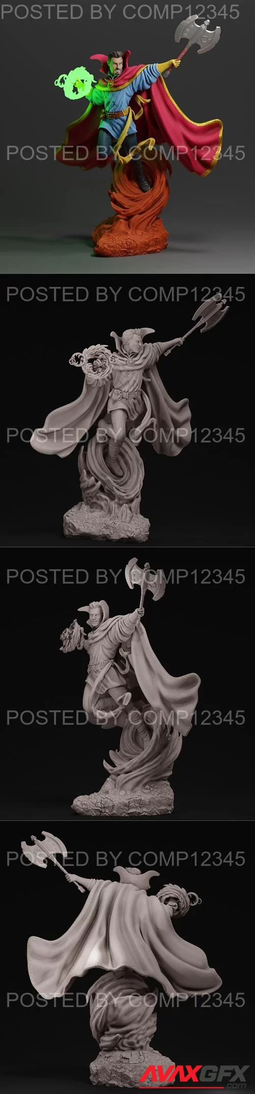 Doctor Strange Sideshow 3D Print