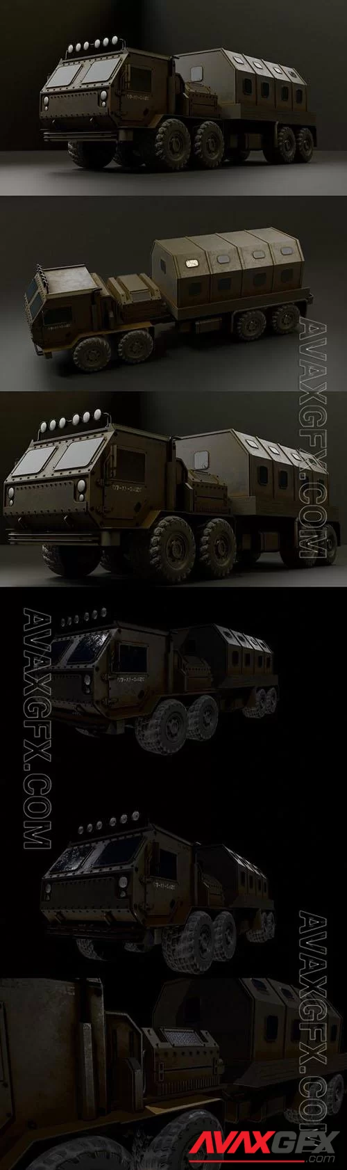 Military Truck - 3d model