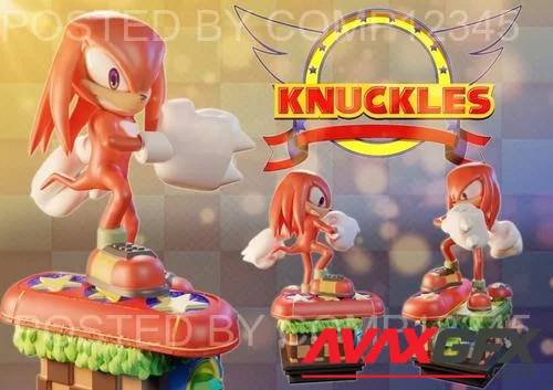 Knuckles 3D Print