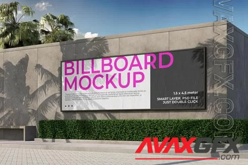 Street wall billboard mockup - 3KE97JA