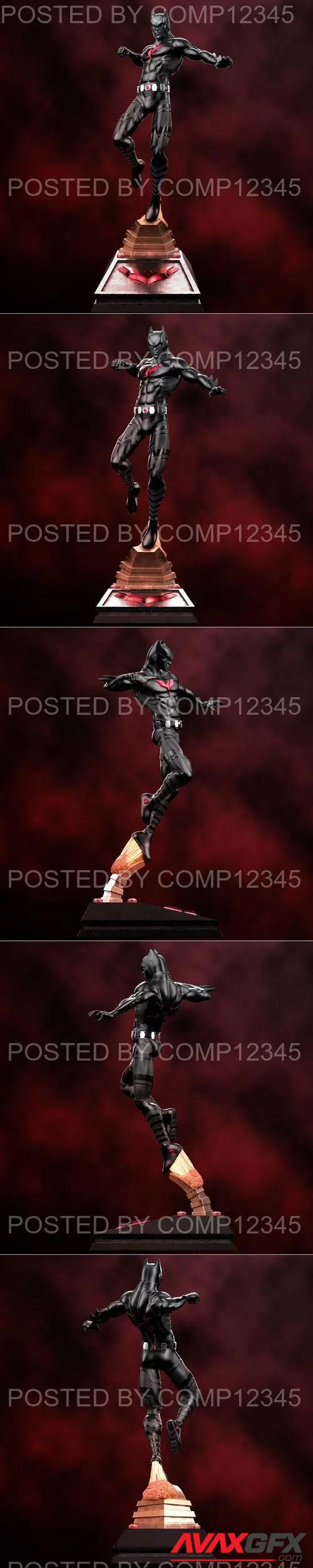 Fanart Batman Beyond Statue 3D Print